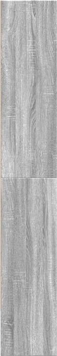 Actual product image VidaXL Bücherregal Bücherschrank Standregal Raumteiler Grau Sonoma Holzwerkstoff (80 x 30 x 189 cm)