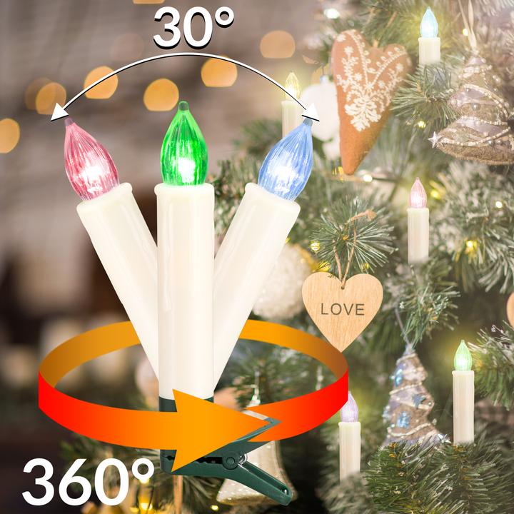 Produktbild Monzana Weihnachtsbaumkerzen (1 x)