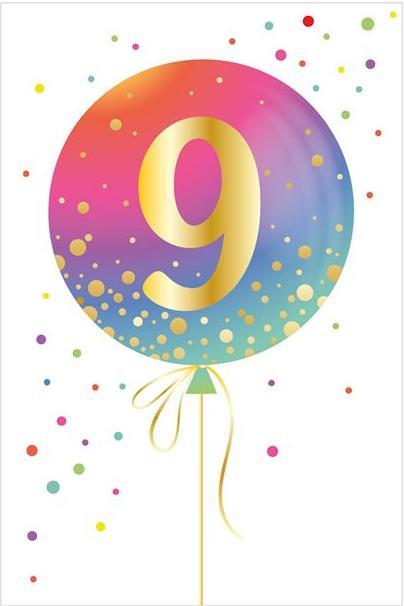 Produktbild Card Group Karte Geburtstag Ballon 9
