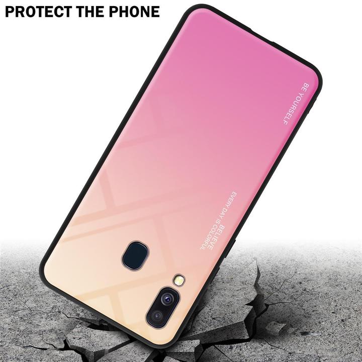 Actual product image Cadorabo TPU 2 colors glass cover (Samsung Galaxy A40)