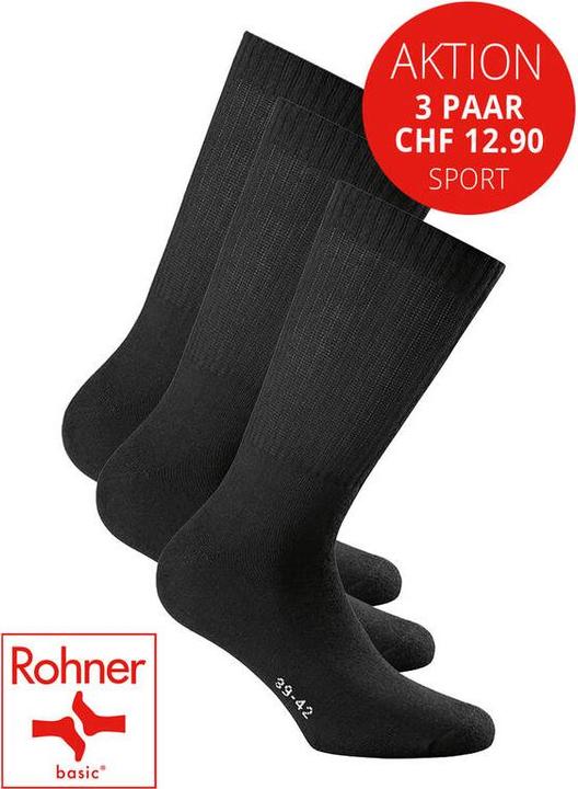 Actual product image Rohner Sport 3er Pack (43 - 46)