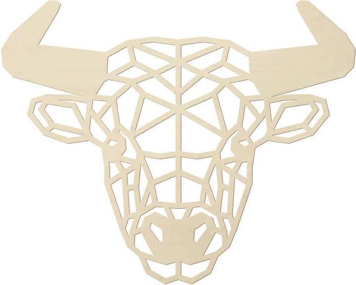 Image du produit Trenddeko Taureau en origami (30 x 24 cm)