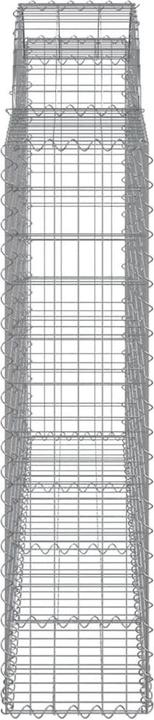 Actual product image VidaXL Gabionen mit Hochbogen 5 Stk. 200x30x120/140cm Verzinktes Eisen