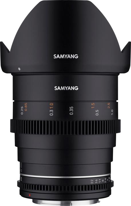 Actual product image Samyang 24mm T1.5 MK2 MFT (Micro Four Thirds, full size, APS-C / DX, Micro Four Thirds)