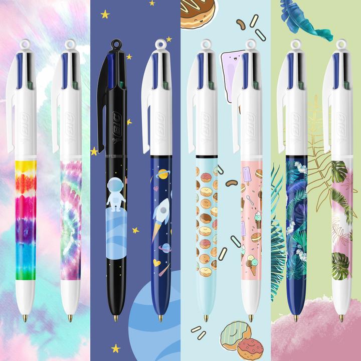 Actual product image Bic Ballpoint pen clip (Multicoloured, 8 x)