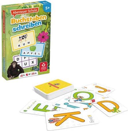 Produktbild ASS Altenburg 22572850 - Abenteuer Schule - Buchstaben schreiben, Kartenspiel 2+ Spieler, ab 5 Jahren (DE-Ausgabe) (Deutsch)