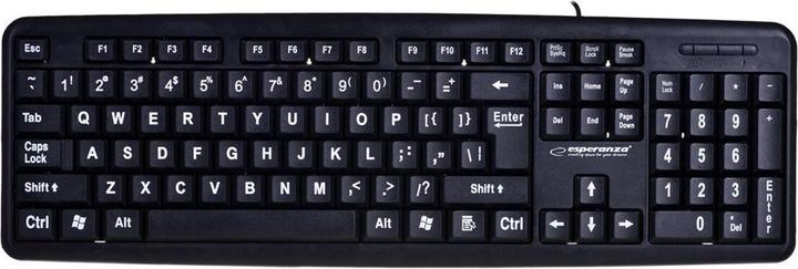 Esperanza EK129 Tastatur USB QWERTY UK Englisch (Eng. Int., Kabelgebunden)