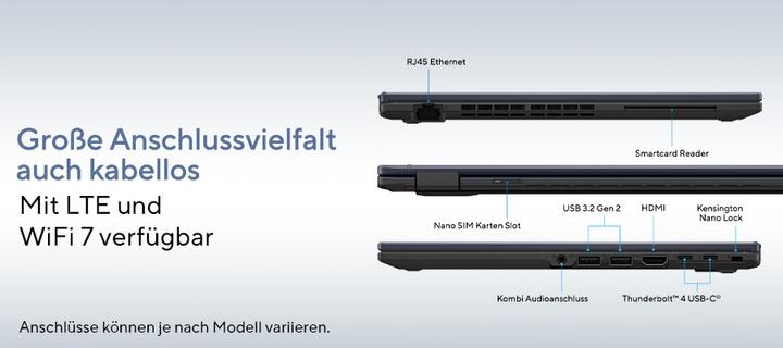 Actual product image ASUS ExpertBook B3 (14", Intel Core i7-1355U, 16 GB, 512 GB, DE)
