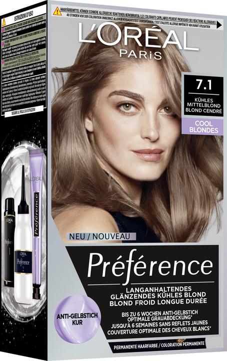 Immagine prodotto L'Oréal Paris Preference Cool Blondes (Biondo Cendré, Biondo medio freddo)