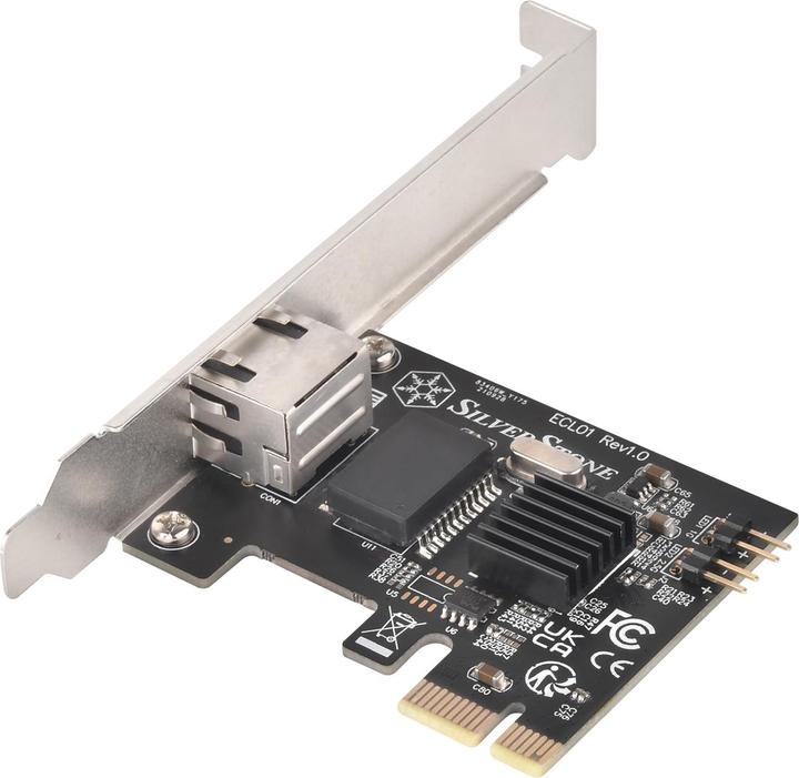 Produktbild Silverstone sst-ecl01 lan-adapter (PCIe)