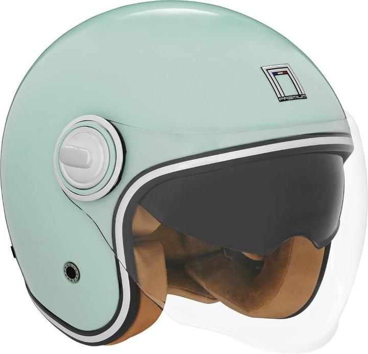 Produktbild Nox Premium jet-motorradhelm heritage (61 - 62 cm, XL)