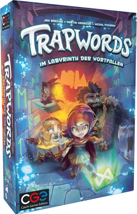 Actual product image Czech games edition Trapwords (German)