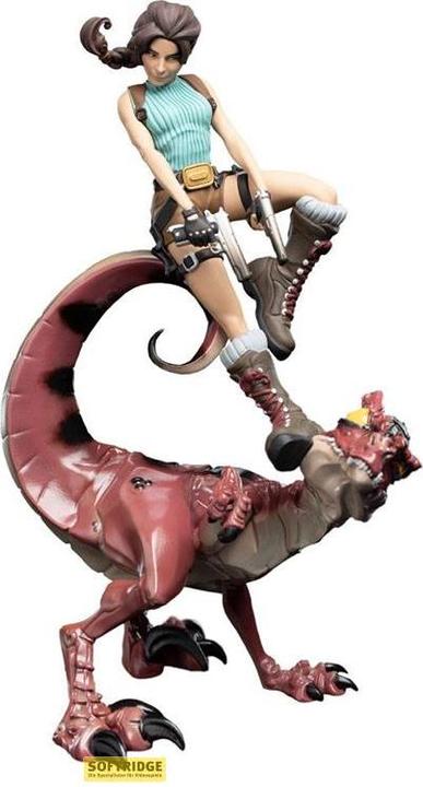 Produktbild Weta Workshop Tomb Raider figurine Mini Epics Lara Croft & Raptor 24 cm