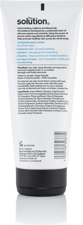 Image du produit The Solution Lotion hydratante pour le corps à l'acide hyaluronique (Lotion pour le corps, 200 ml)