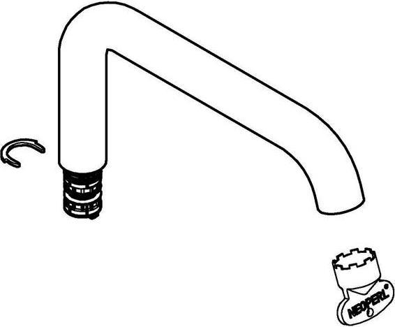 Produktbild Grohe Rohrauslauf ESSENCE f EH-Waschtischbatterie XL-Size su-st