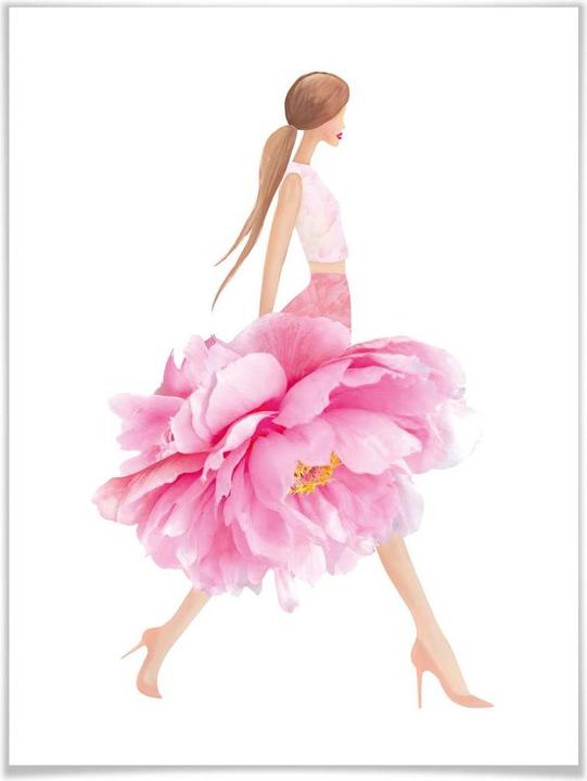 Image du produit Trenddeko fille de la mode (60 x 80 cm)