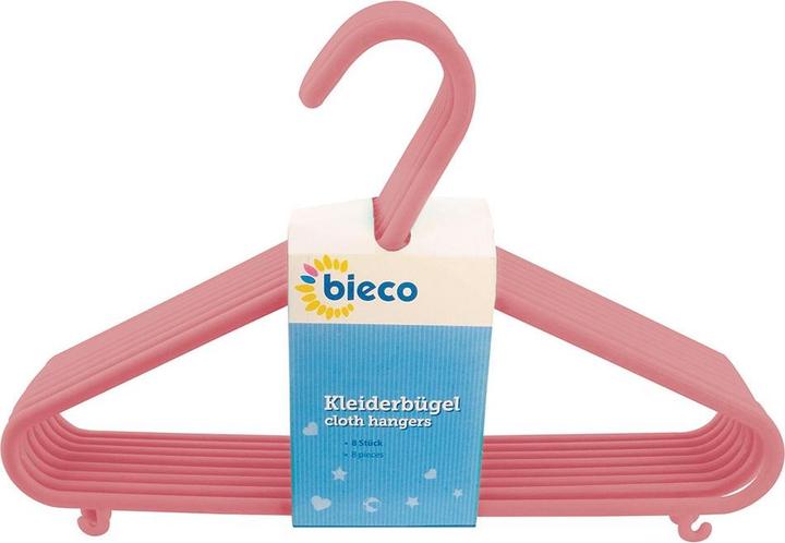 Produktbild Bieco Kleiderbügel rosa (8 x)