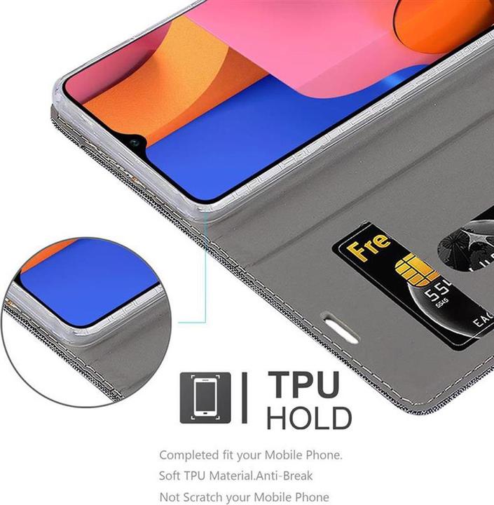 Produktbild Cadorabo Book Jeans Optik Cover (Samsung Galaxy A21)