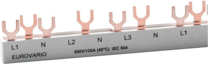 Produktbild Doepke Phasenschiene EV-S G 3.1+N.12.120 ** FI/LS 10qmm Gabel 4-pol 12TE 120A