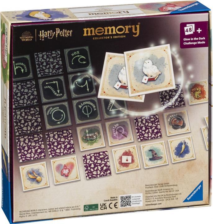 Actual product image Ravensburger Collector's memory Harry Potter (Spanish, German, French, Dutch, Portuguese, English, Italian)