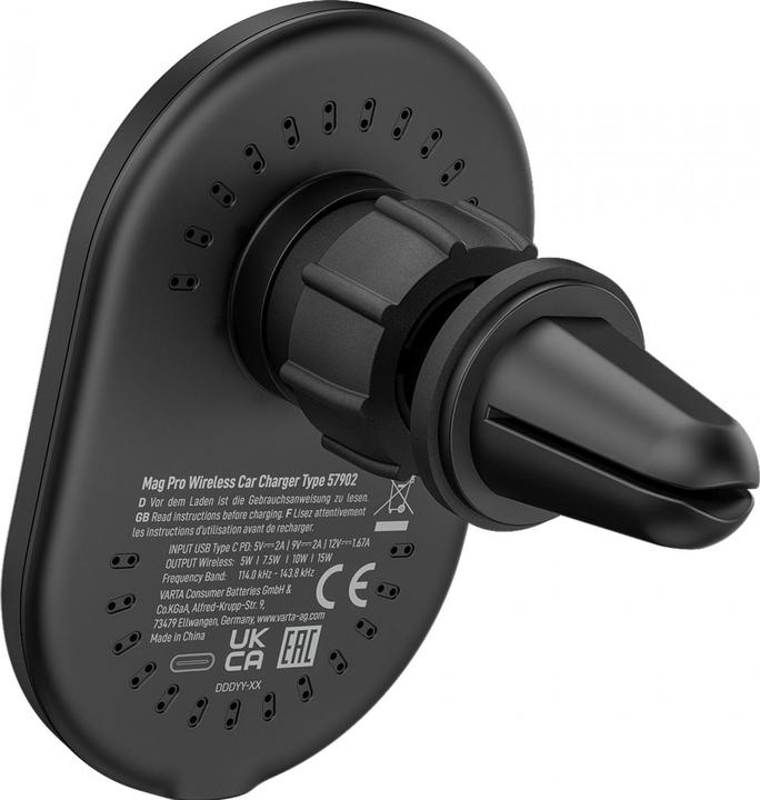Actual product image Varta Mag Pro Wireless Car Charger
