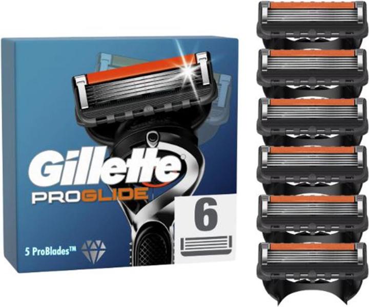 Actual product image Gillette Proglide Razor Blades Orange