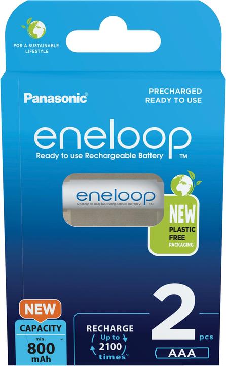 Produktbild Panasonic Eneloop (2 Stk., AAA, 800 mAh)