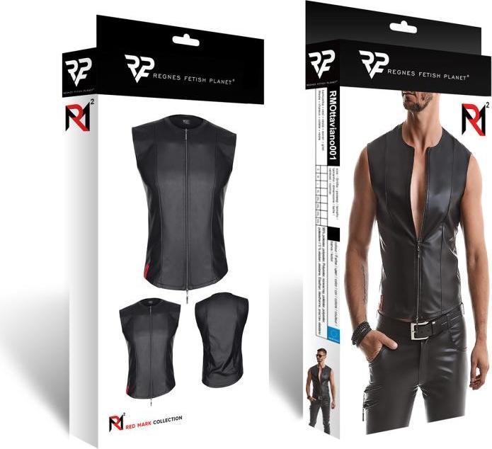 Produktbild Regnes Fetish Planet Herren-Weste in schwarz (5XL)