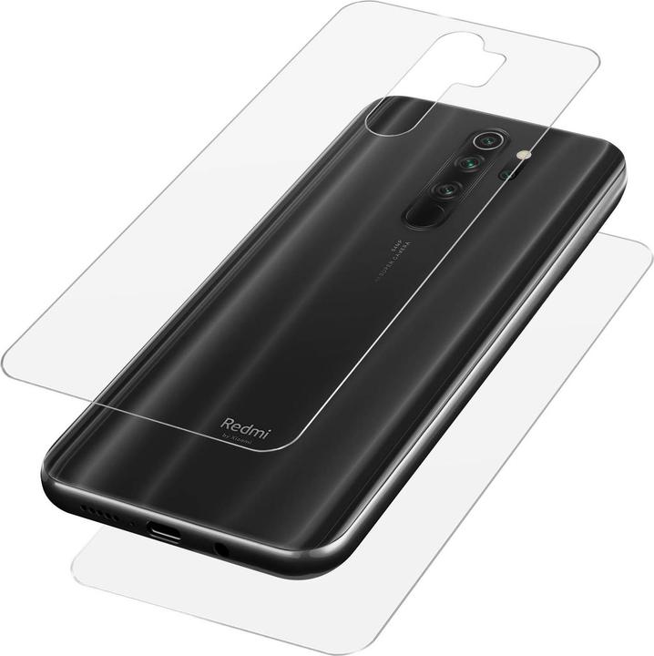 Actual product image Avizar 360° all-around protective film, front and back (1 Piece, Xiaomi Redmi Note 8 Pro)