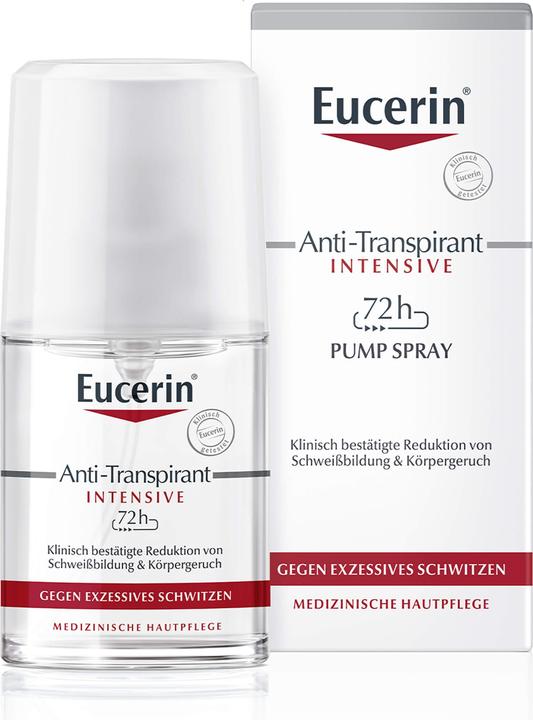 Produktbild Eucerin Deodorant Antitranspirant Spray 72h, 30 ml Lösung (Spray, 30 ml)