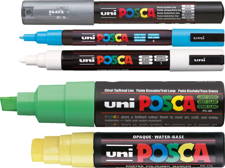 Produktbild Posca Marker PC-1M Rundspitze (Weiss, 0.70 mm, 1 x)