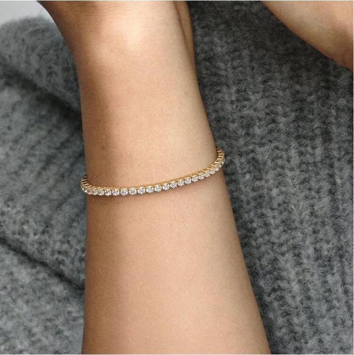 Actual product image Pandora Tennis bracelet (20 cm, Gold plated)