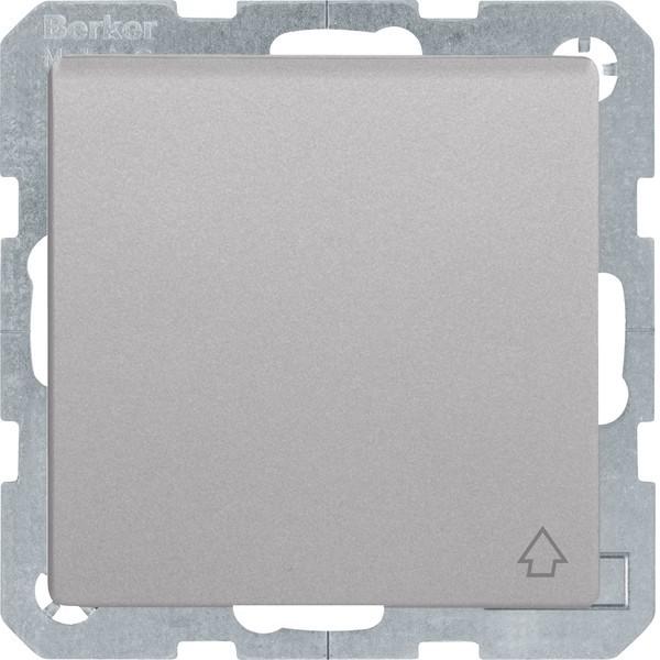 Produktbild Berker Steckdose SCHUKO mit Klappdeckel u. erh.BS Q.1/Q.3 alu samt, lackiert
