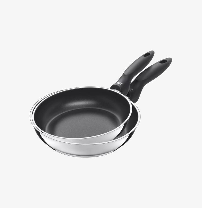 Actual product image Silit Non-Stick Frying Pan Stainless Steel Frying Pan 28cm Domus Induction Coated (28 cm, Frying pan, Stainless steel)