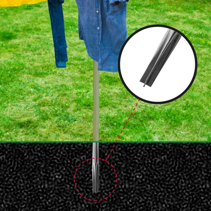 Actual product image Promis SU200 CAPRI four-arm garden laundry dryer (50 m)