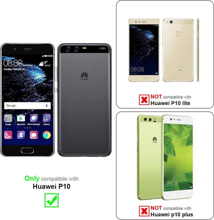 Produktbild Cadorabo Book Invisible Magnet Cover (Huawei P10)