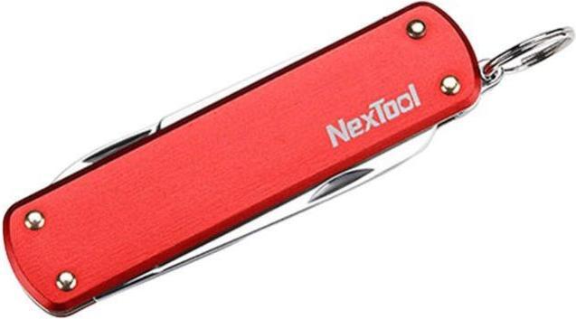Actual product image NexTool Multifunctional mini pocket knife NE0142 ( red )