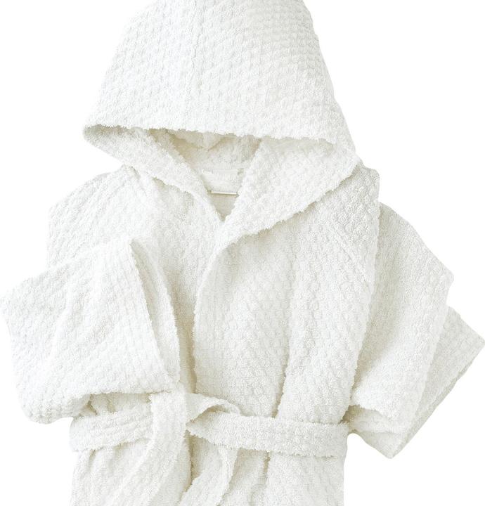 Image du produit Casativo Swiss Natura Bademantel mit Wabendesign, unisex, strahlend-weiss, S (S)