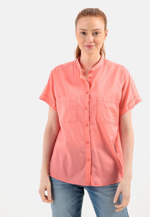 Produktbild Camel Active Baumwollbluse mit Stehkragen (XL)