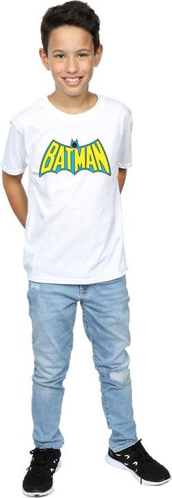 Immagine prodotto Batman T-shirt in cotone con logo rétro per ragazzi (140, 146)