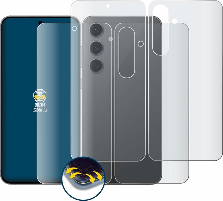 Productafbeelding BROTECT Volledig scherm Pellicola Opaca (2 Stuk, Samsung Galaxy S24 FE)