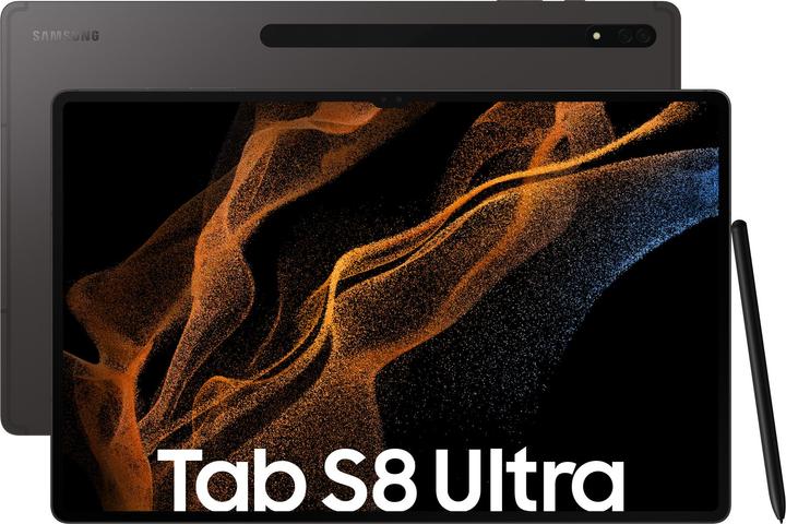 Produktbild Samsung Galaxy Tab S8 Ultra (nur WLAN, 14.60", 512 GB, Graphite)