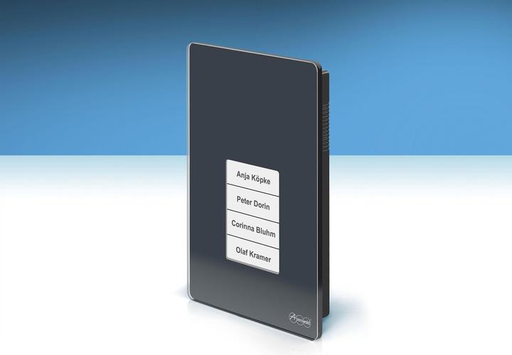 Produktbild Auerswald TFS-Dialog 400 anthrazit Sprechanlagen-System für a/b-Schnittstellen mit eleganter Glassfront