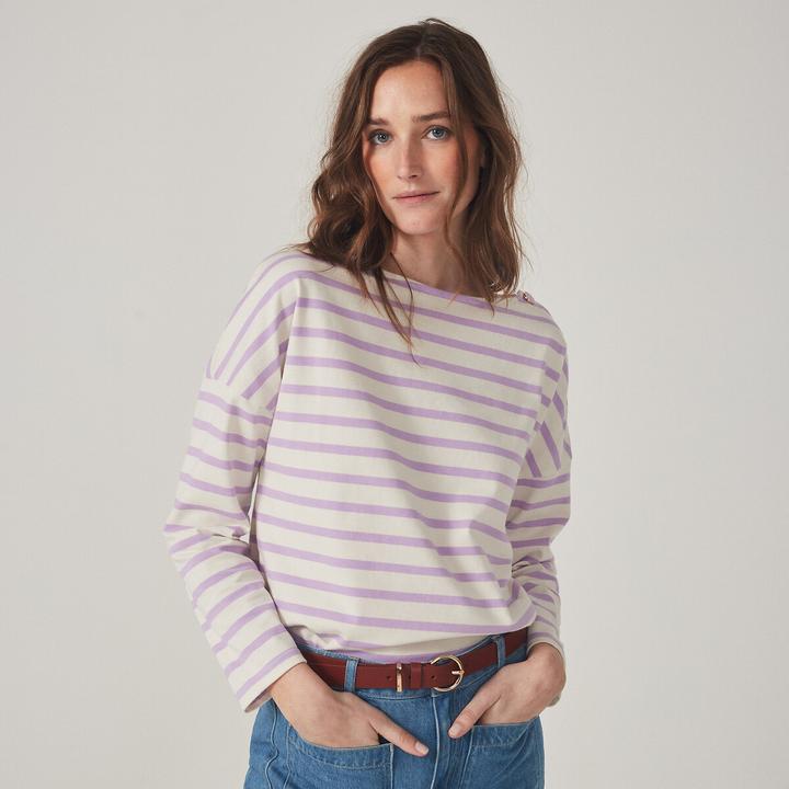 Image du produit La Redoute Collections Chemise à rayures Signature AIMIE avec coupe décontractée (38)