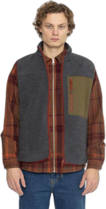 Actual product image Revolution Short teddy vest with contrasting chest pocket (L)