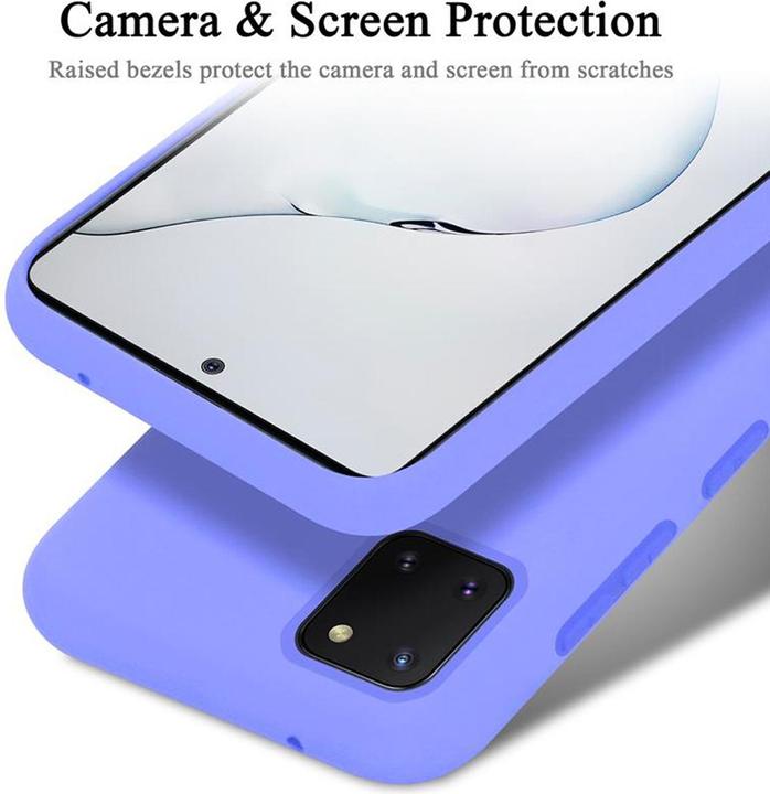 Immagine prodotto Cadorabo Copertura della cassa del silicone liquido TPU (Samsung Galaxy A81)