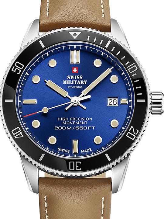 Actual product image Swiss Military Quartz (Analogue wristwatch, 42 mm)