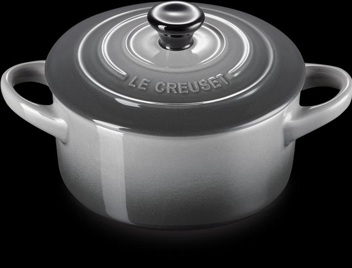 Productafbeelding Le Creuset Mini Cocotte donkergrijs (Braadpan + kasserol, Keramiek)