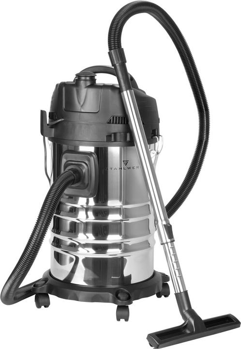 Stahlwerk Staubsauger VC-1635 ST mit 1.600 W Leistung und 35 l Edelstahlbehälter (Nass-Trockensauger)
