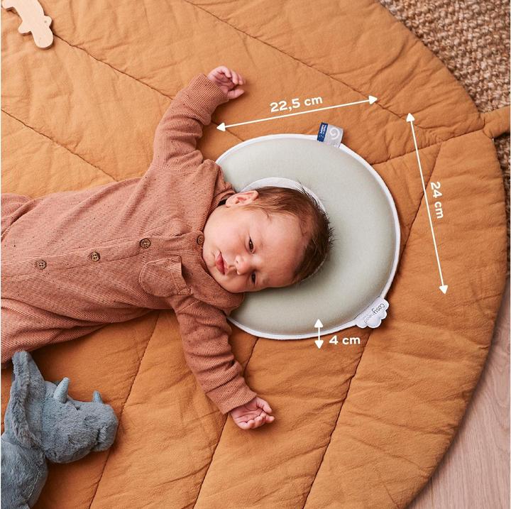 Image du produit Babymoov Baby-Kopfkissen Cosyhead Sage Green (24 x 22,5 x 4 cm)
